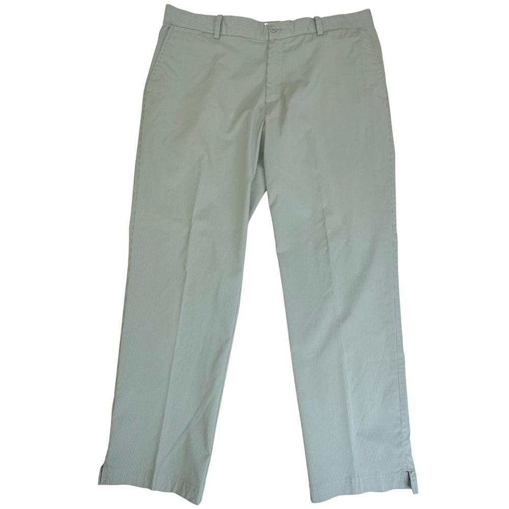 Nike Golf Pants Mens 36x30 Gray‎ Striped Tour Performance Dri-Fit Slacks